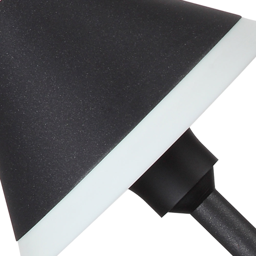 LED Gartenleuchte Außenlampe modern mit Erdspieß warmweiß
