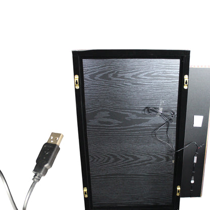 LED Wandbild mit indirekter Beleuchtung, modernes Wandbild mit Licht, USB, Fernbedienung, 60×80 cm WD007 Wandskulptur Wanddeko