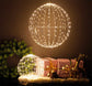 LED Leuchtkugel 50 cm faltbar Weihnachtsbeleuchtung LED Ball 320 LED