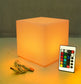 Design Lampe PL203 mit Akku Funktion RGB Würfel 15x15