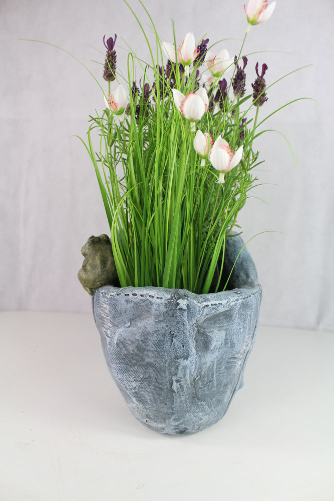 Blumentopf Korb "Cowboy" Pflanzschale
