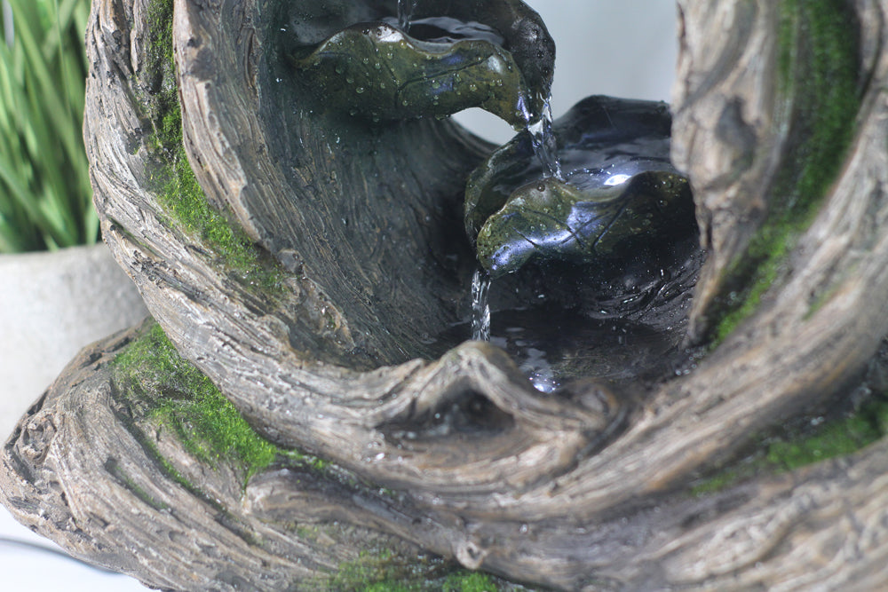 Springbrunnen Frosch mit LED Beleuchtung