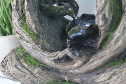 Springbrunnen Frosch mit LED Beleuchtung