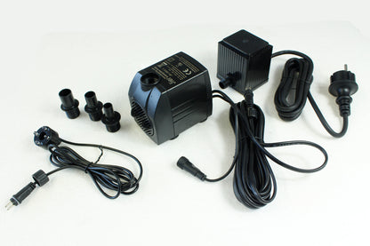 Springbrunnen Pumpe mit Beleuchtung 1 LED Spot Teichpumpe Tauchpumpe Wasserpumpe