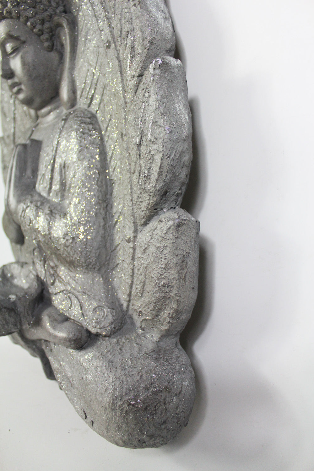 Wandskulptur Buddha Wanddekoration 67x44x15 cm Figur