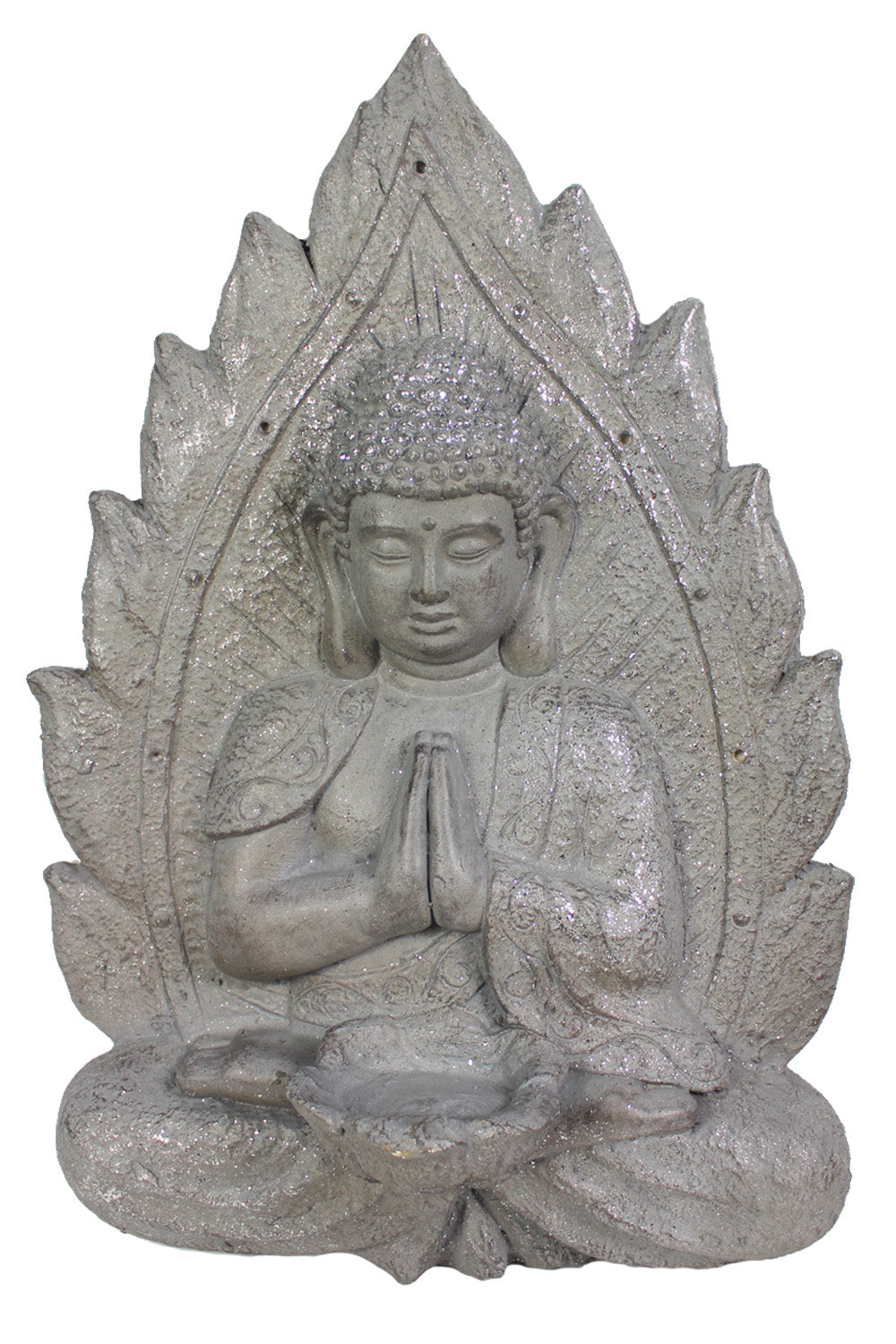 Wandskulptur Buddha Wanddekoration 67x44x15 cm Figur