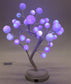 LED Leuchtbaum RGB Glitzerkugel 45 cm 32 LED Baum Dekobaum Tischleuchte
