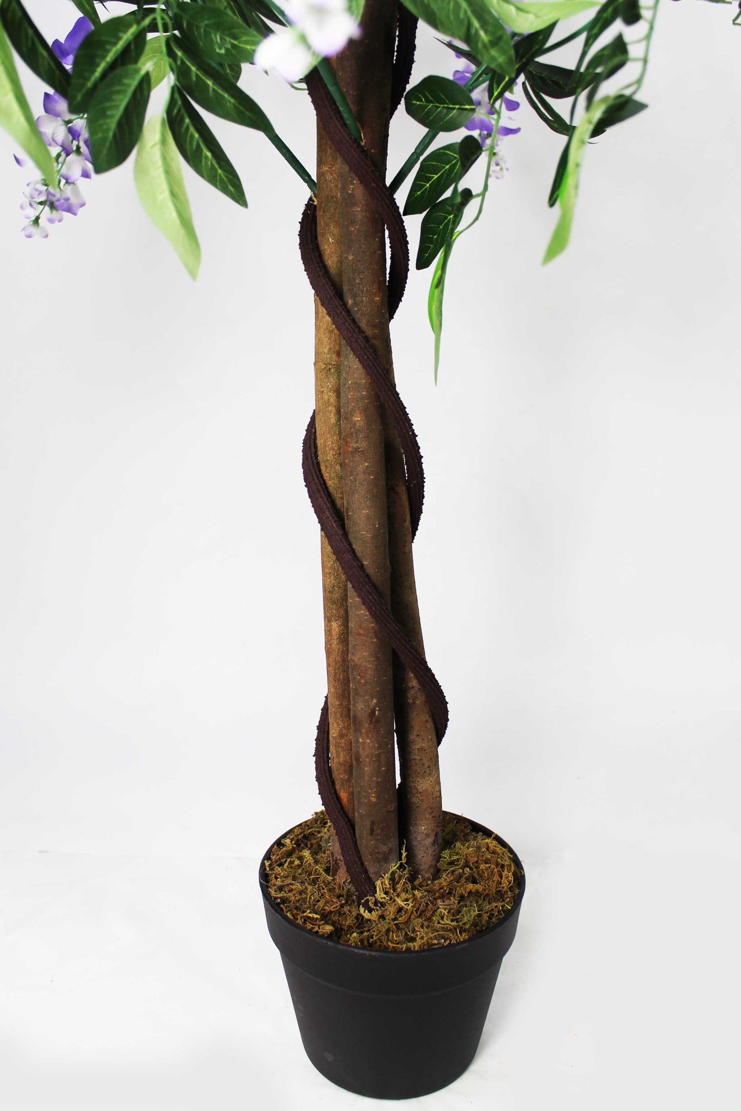 Künstlicher Blauregen Baum Wisteria 150 cm Kunstpflanze im Topf künstliche Pflanze