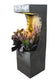 beleuchteter Blumentopf Solarleuchte Pflanzkübel 22x22x69 cm