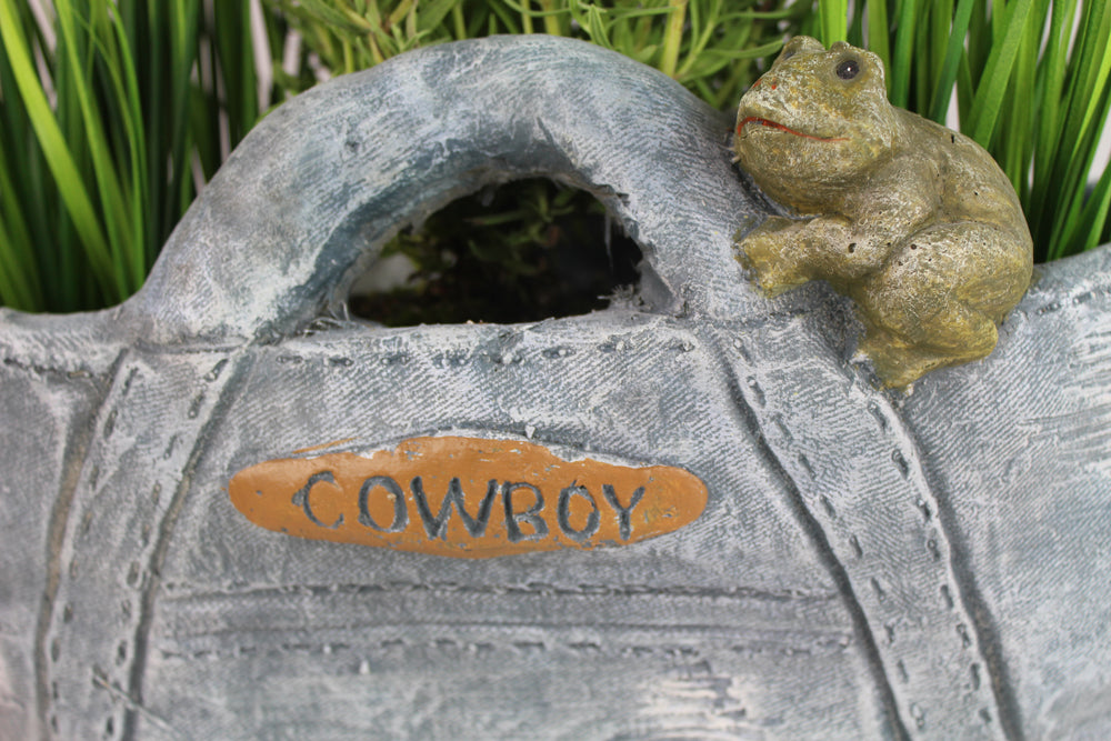 Blumentopf Korb "Cowboy" Pflanzschale