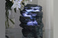 Springbrunnen Niagara mit LED Beleuchtung IN-&OUTDOOR Zimmerbrunnen Gartenbrunnen Luftbefeuchter