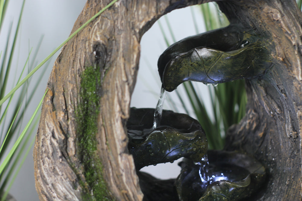 Springbrunnen Frosch mit LED Beleuchtung