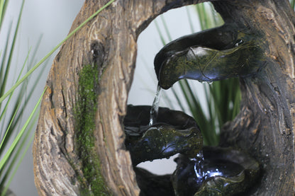 Springbrunnen Frosch mit LED Beleuchtung