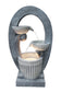 Gartenbrunnen BK844 mit LED Beleuchtung Granit-Optik Springbrunnen