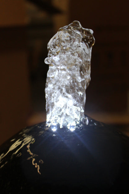Springbrunnen Pumpe mit Beleuchtung 1 LED Spot Teichpumpe Tauchpumpe Wasserpumpe