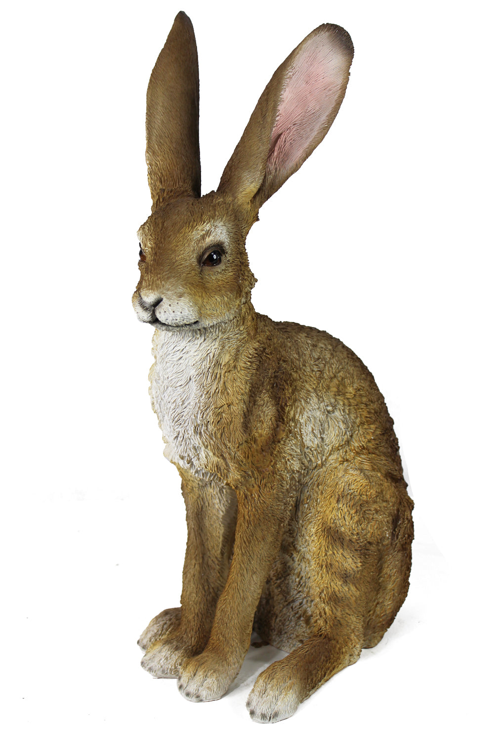 Tierfigur Hase lebensgröße Feldhase Gartenfigur 51cm