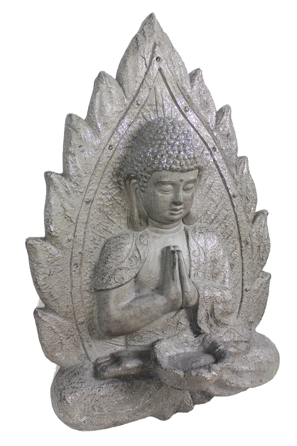 Wandskulptur Buddha Wanddekoration 67x44x15 cm Figur