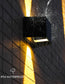 Solarleuchte modern Wandstrahler helle Wandlampe kabellos UP Down Außenleuchte 1300 mAh warmweiß Außenlampe Solarlampe