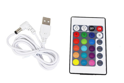Design Lampe PL203 mit Akku Funktion RGB Würfel 15x15
