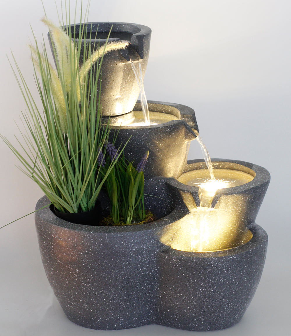 Springbrunnen Botana mit Beleuchtung