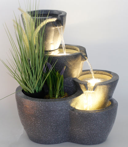 Springbrunnen Botana mit Beleuchtung