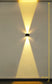Solarleuchte modern Wandstrahler helle Wandlampe kabellos UP Down Außenleuchte 1300 mAh warmweiß Außenlampe Solarlampe