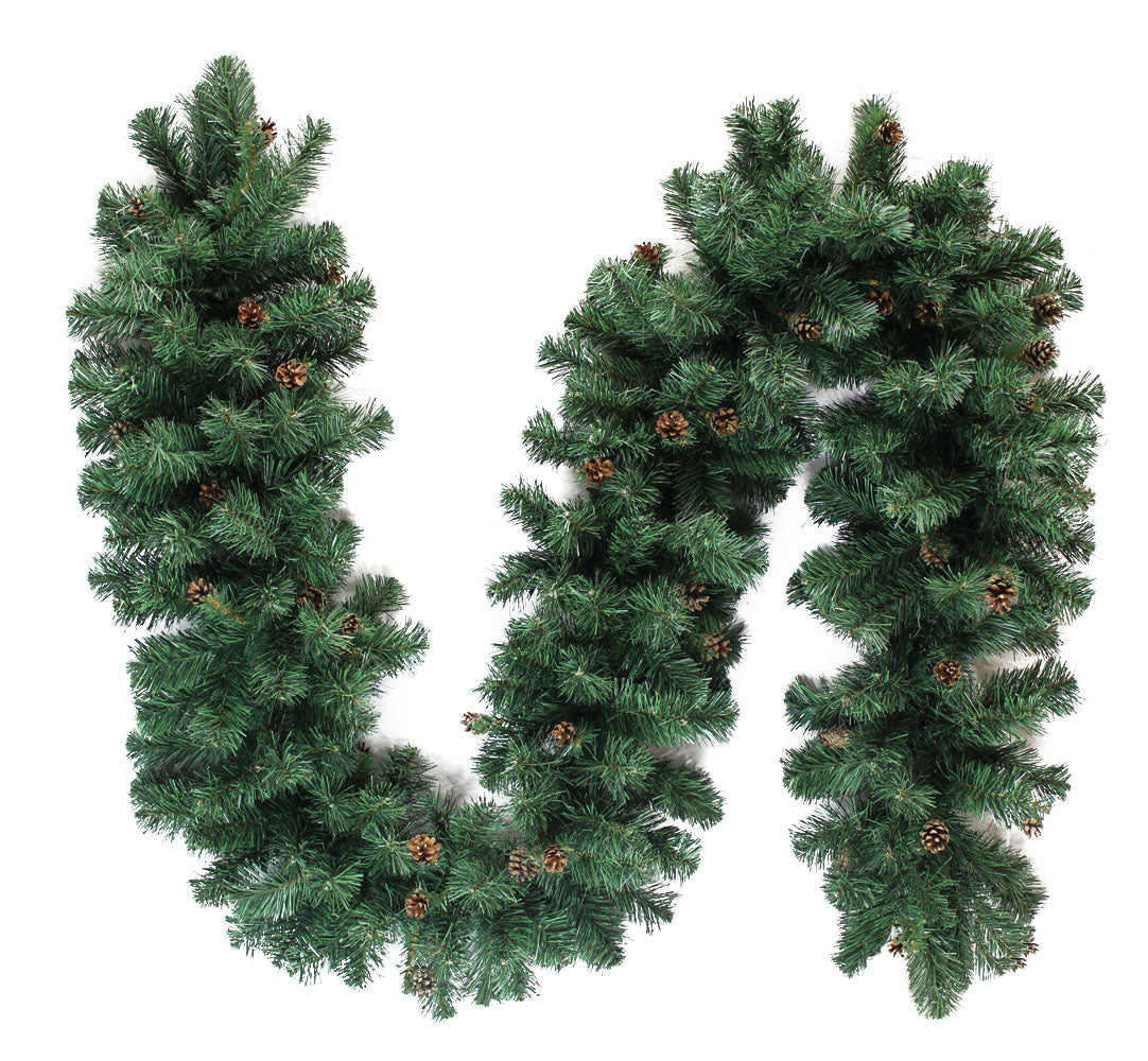 Girlande Tanne 270 cm mit Tannenzapfen Weihnachtsgirlande
