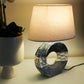 Tischleuchte Keramik 42,5 cm maritim Nachttischlampe