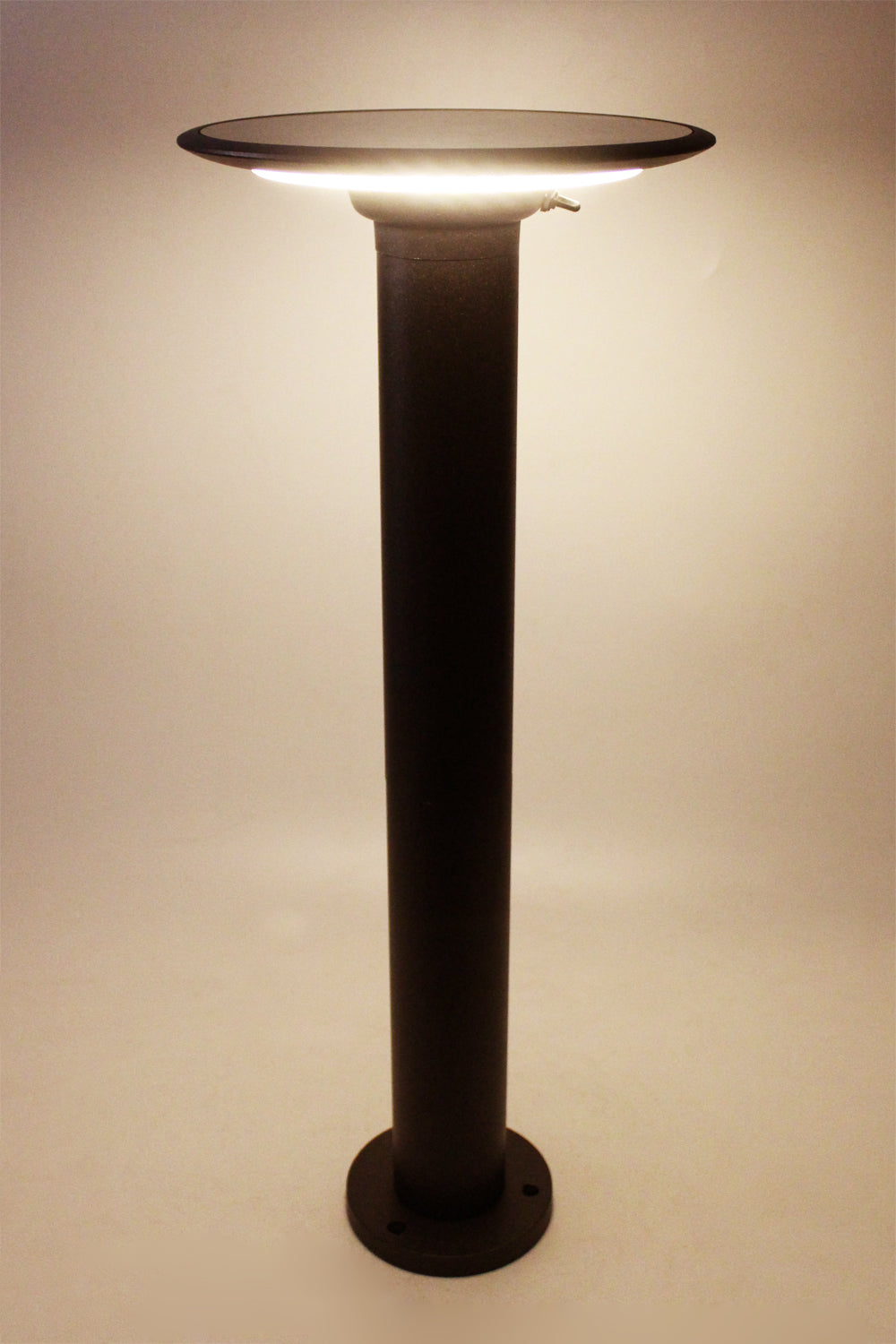 LED Solar Gartenleuchte 60 cm moderne Gartenlampe Aluminium
