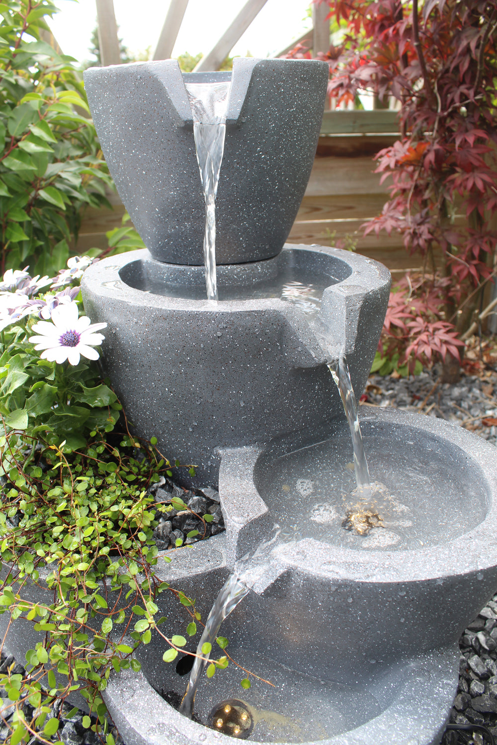 Springbrunnen Botana mit Beleuchtung