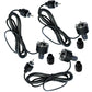 Springbrunnen Pumpe mit 3x LED Beleuchtung Wasserpumpe Tauchpumpe Teichpumpe