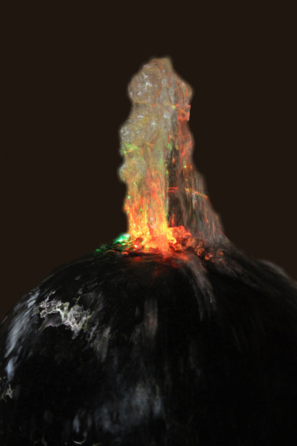 Springbrunnen Pumpe mit 3x LED Beleuchtung Wasserpumpe Tauchpumpe Teichpumpe