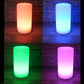 LED Akku Tischlampe mit Fernbedienung Farbwechsel kabellos Dekoleuchte USB