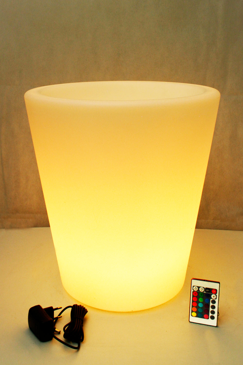 Arnusa Oasis Lights Blumentopf PL124 40 cm Kübel Topf Vase beleuchtet LED