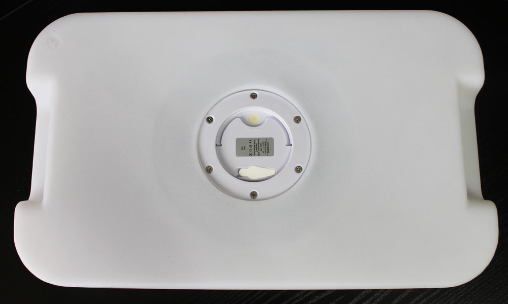 LED Serviertablett beleuchtet Tablett Bar 50x30 cm kabellos Akku mit Fernbedienung