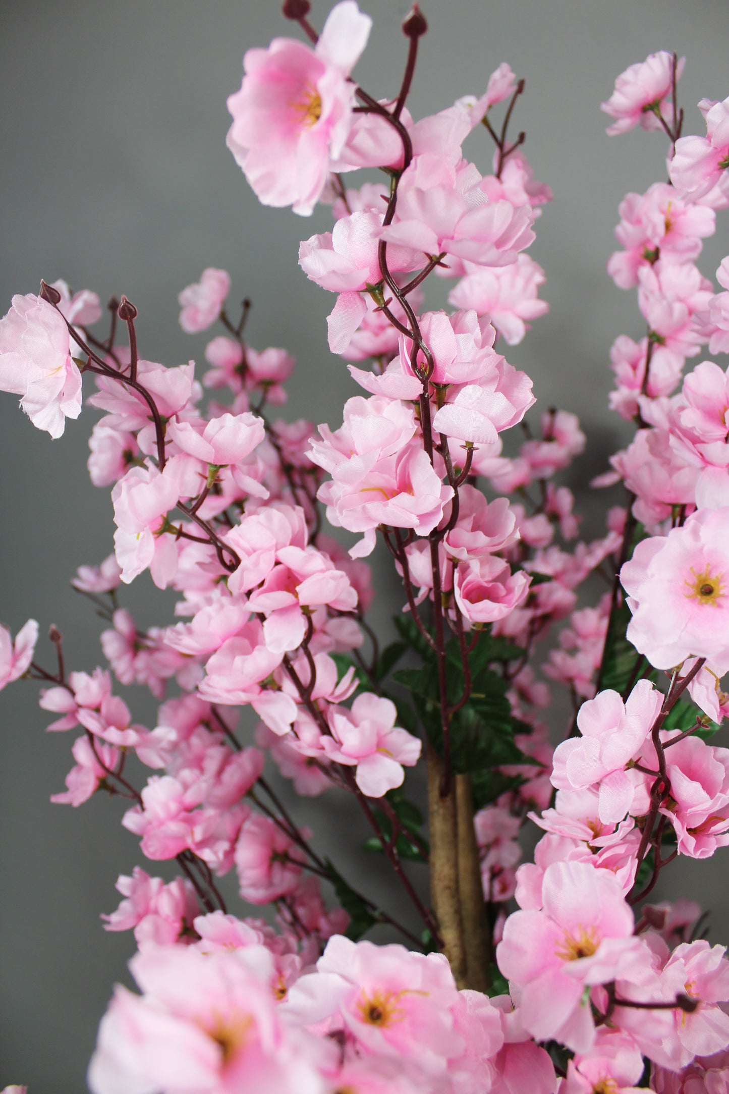 Kunstpflanze Blütenbaum 120 cm Wintersweet Pink Künstliche Pflanze Blüten