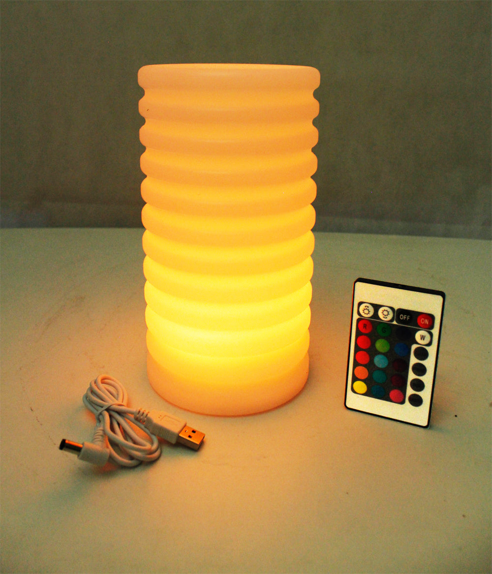 Design Akku Tischlampe PL202 11x20 cm RGB Fernbedienung