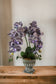 Künstliche Orchidee im dekorativen Topf 60 cm Lila / Violett Kunstpflanze Zimmerpflanze