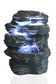 Springbrunnen Niagara mit LED Beleuchtung IN-&OUTDOOR Zimmerbrunnen Gartenbrunnen Luftbefeuchter