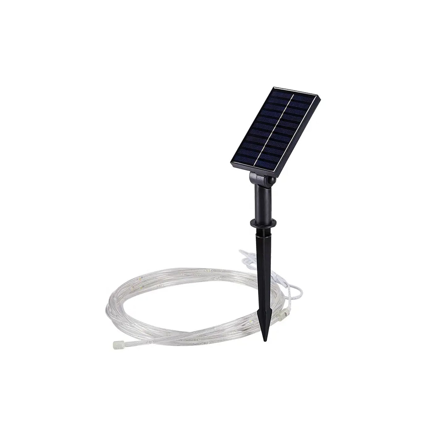 Solar LED Lichtschlauch 5 Meter LED Schlauch Lichterkette wasserfest warmweiß 1200 mAh 3,7V