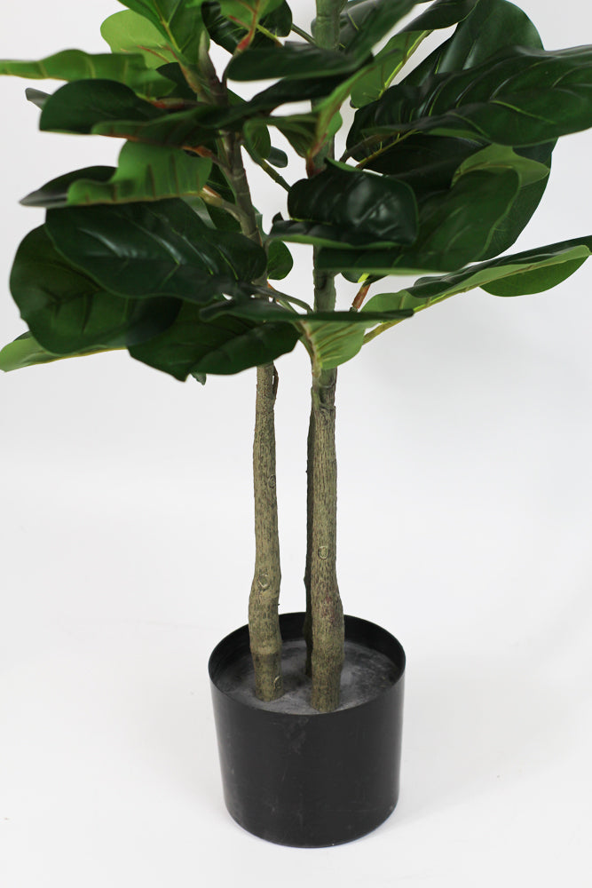 Künstliche Pflanze 115 cm Ficus Lyrata Kunstpflanze
