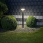 LED Solar Gartenleuchte 98cm moderne Gartenlampe Aluminium