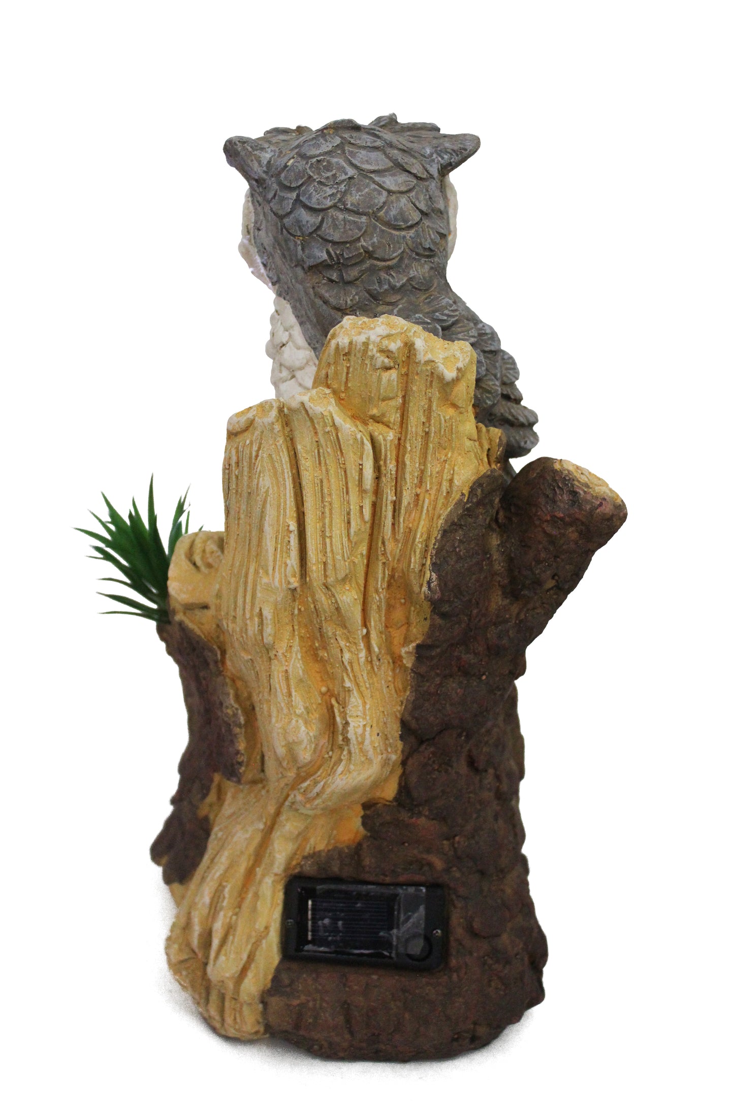 Solar Gartenfigur Eulen Solarleuchte Tierfigur Gartendekoration 36 cm