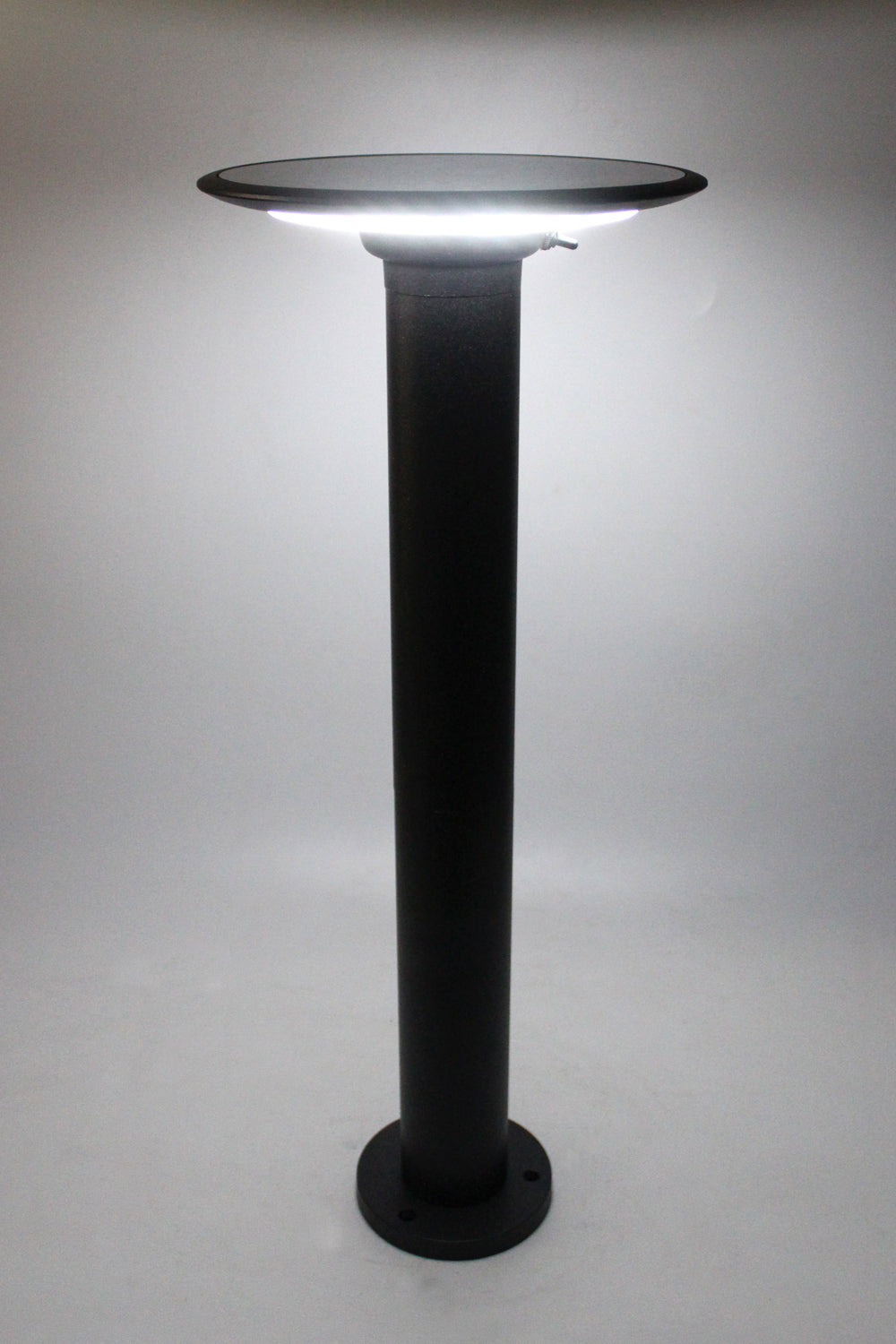 LED Solar Gartenleuchte 60 cm moderne Gartenlampe Aluminium