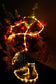 LED Lichterschlauch 5m Glitzer Gold warmweiß Lichterkette Leuchtseil