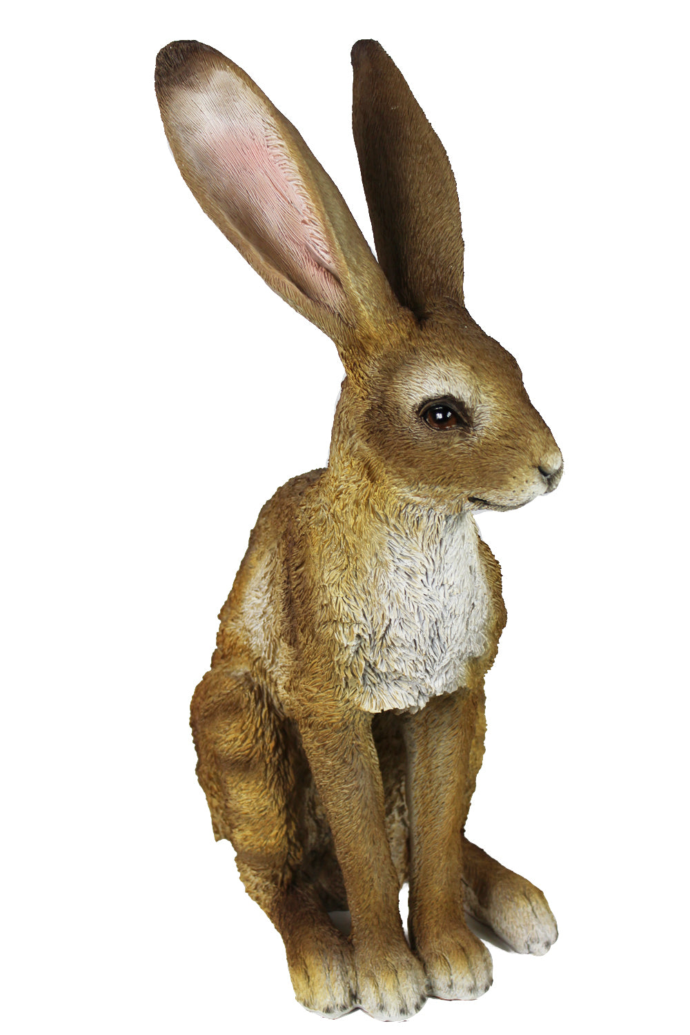 Tierfigur Hase lebensgröße Feldhase Gartenfigur 51cm